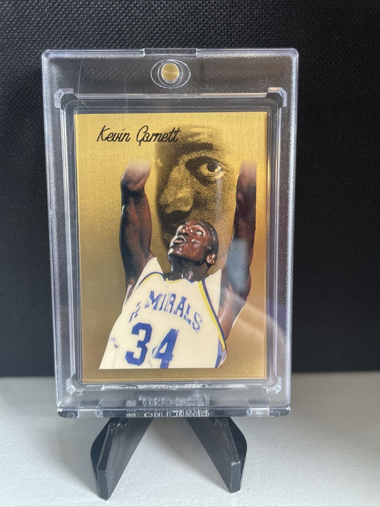 1995 Collect-A-Card Kevin Garnett – 24K Gold #1 /400, Rare